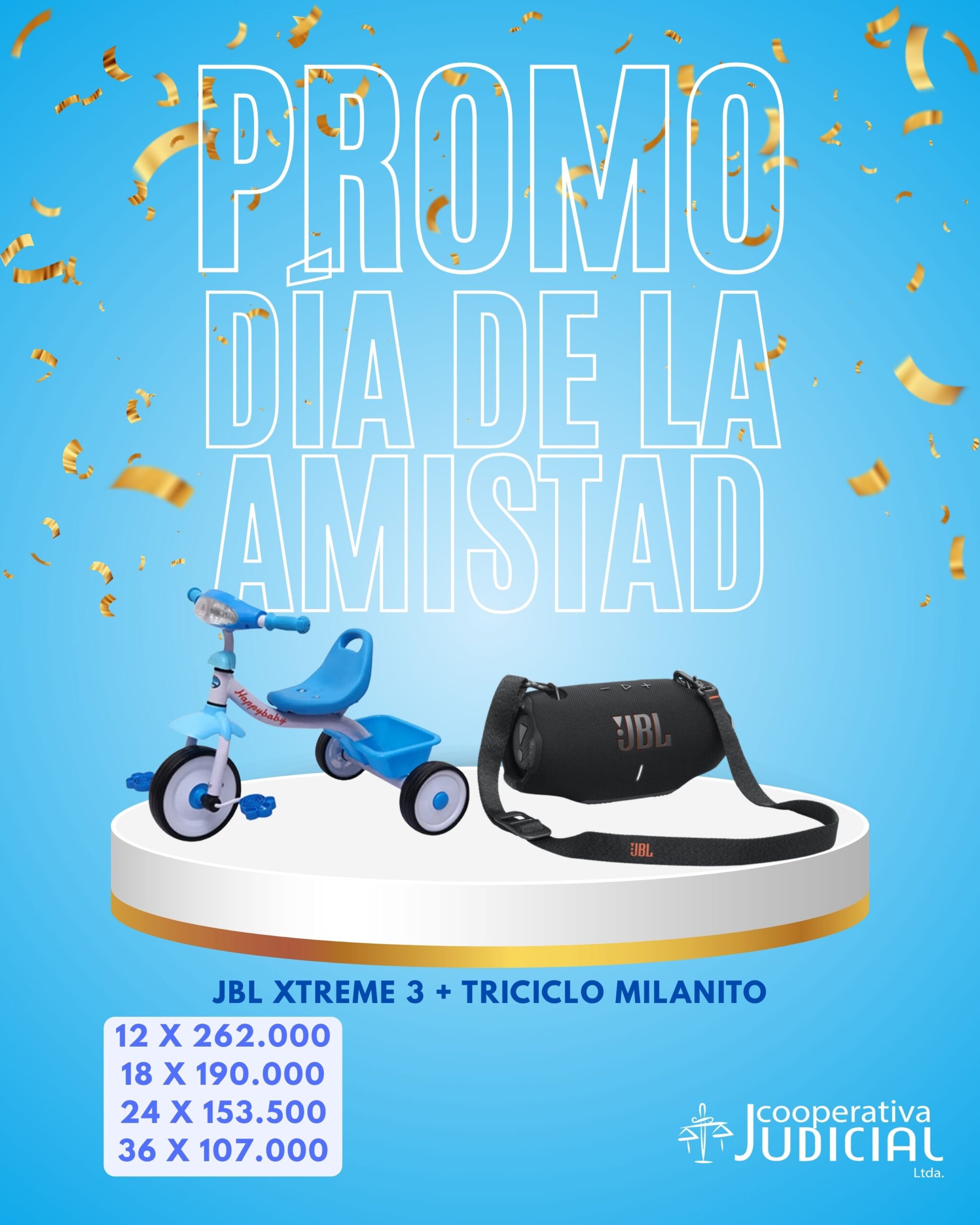 JBL Xtreme 3 + Triciclo Milanito