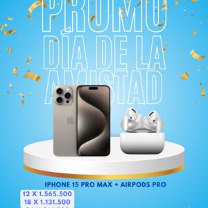IPhone 15 Pro Max + AirPods Pro