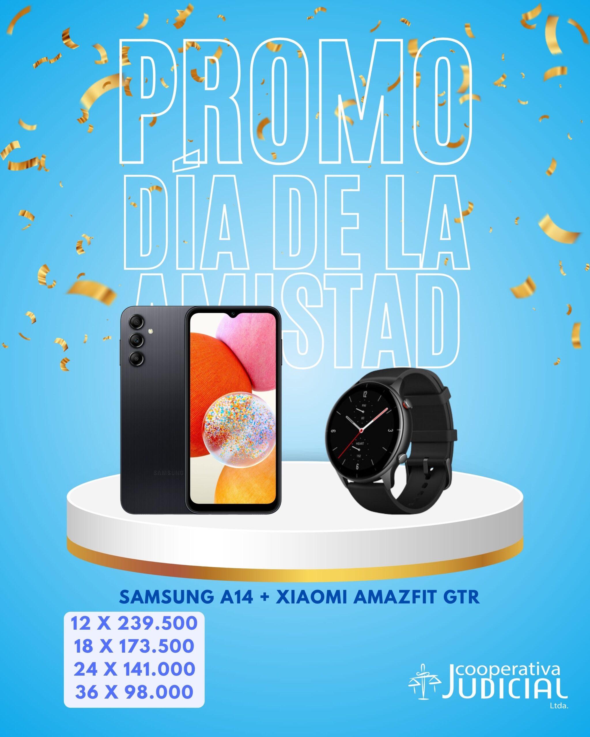Samsung A14 + Xiaomi Amazfit GTR