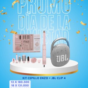 Kit Cepillo Enzo 9 en 1 + JBL Clip 4