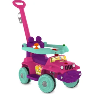 AUTO BABY JIPE PASEO Y ANDADOR (ROSA)